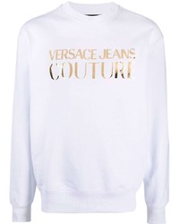 VERSACE JEANS COUTURE Logo Print Crew Neck Sweater