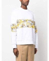 VERSACE JEANS COUTURE Logo Print Crew Neck Sweatshirt