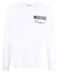 Moschino Metallic Logo Print Sweatshirt