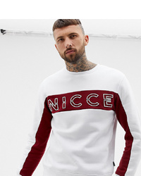 Nicce London Nicce Sweatshirt With Chest Logo To Asos