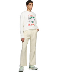 Casablanca Off White Casa Sport Print Sweatshirt