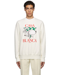 Casablanca Off White Casa Sport Print Sweatshirt
