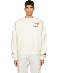 Heron Preston Off White Crewneck Sweatshirt