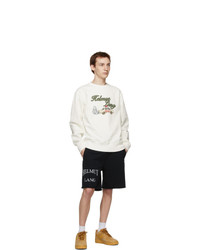 Helmut Lang Off White Saintwoods Edition Hl Taxi Sweatshirt