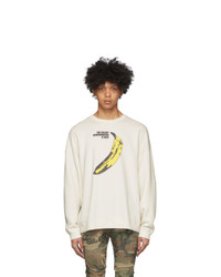 R13 Off White The Velvet Underground Edition Banana Oversized Sweatshirt