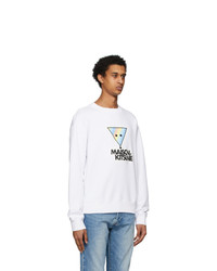MAISON KITSUNÉ Off White Triangle Fox Sweatshirt