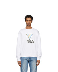 MAISON KITSUNÉ Off White Triangle Fox Sweatshirt