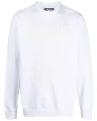 Moschino Organic Cotton Logo Print Sweatshirt