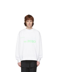 Xander Zhou White 2020 Sweatshirt