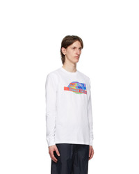 Ps By Paul Smith White Acid Touch Sweatshirt