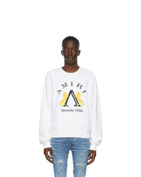 Amiri White Beverly Hills Sweatshirt