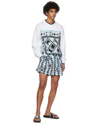 Dolce & Gabbana White Majolica Print Sweatshirt