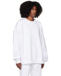 Juun.J White Mouvet Sweatshirt