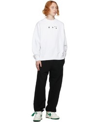 Off-White White Negative Mark Sweatshirt