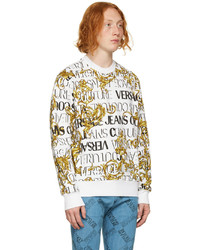 VERSACE JEANS COUTURE White Print Sweater