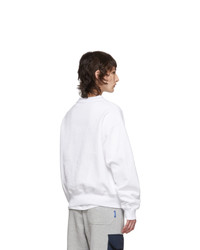 Rassvet White Reflective Print Sweatshirt