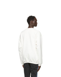Vetements White Think Differently Sweatshirt