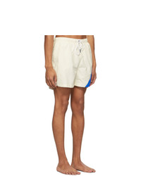 Solid and Striped Off White The Classic Stripe Swim Shorts
