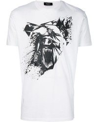 DSQUARED2 Abstract Bear Print T Shirt