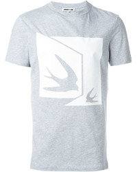 McQ Alexander Ueen 2 Swallows Print T Shirt
