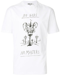 McQ Alexander Ueen Sketch Print T Shirt