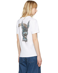 MCQ Alexander Ueen White Bring Me The Head Of The Bunny T Shirt