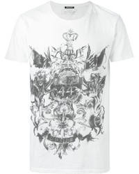 Balmain Fierce Lion Print T Shirt