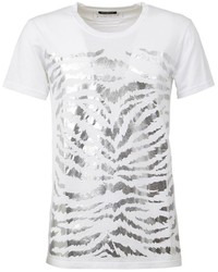 Balmain Zebra Print T Shirt