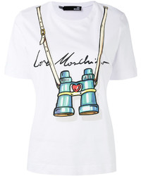 Love Moschino Binocular Print T Shirt