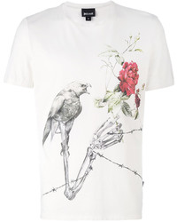 Just Cavalli Bird Print T Shirt