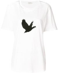 Saint Laurent Bird Print T Shirt