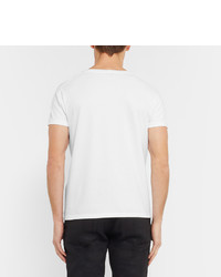 Saint Laurent Blood Lustre Slim Fit Printed Cotton Jersey T Shirt
