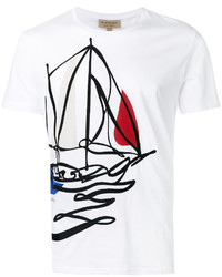Burberry Boat Print T Shirt