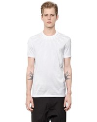Neil Barrett Bolts Printed Cotton Jersey T Shirt