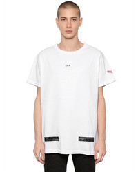 Off-White Brushed Arrows Cotton Jersey T Shirt