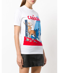 Dsquared2 Canada Mountain Print T Shirt