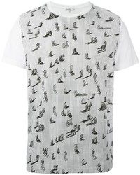 Carven Grid Print T Shirt