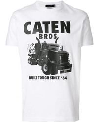 DSQUARED2 Caten Bros Print T Shirt