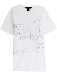 Marc by Marc Jacobs Chalkboard Printed Cotton T Shirt