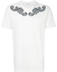 Versace Collection Swirly Shoulder Print T Shirt