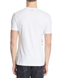 Versace Collection Textured Print T Shirt