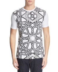 Versace Collection Textured Print T Shirt