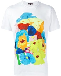 Comme des Garcons Comme Des Garons Homme Plus Flowers Print Shortsleeved T Shirt