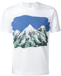 Comme des Garcons Comme Des Garons Shirt Mountain Print T Shirt