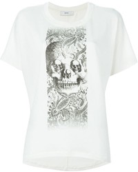 Diesel Skull Print T Shirt