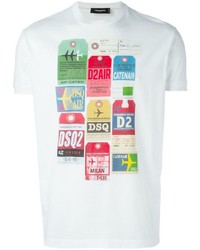 DSQUARED2 Tag Print T Shirt