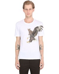Neil Barrett Eagle Printed Cotton Jersey T Shirt