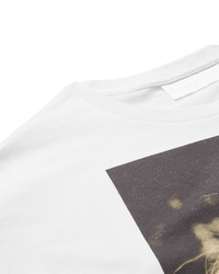Neil Barrett Einstein Printed Cotton Jersey T Shirt