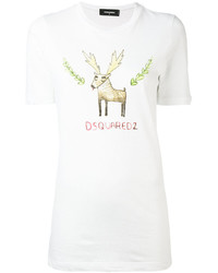 Dsquared2 Elk Print T Shirt