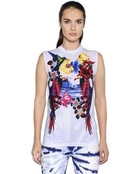 Dsquared2 Exotic Print Cotton Jersey T Shirt